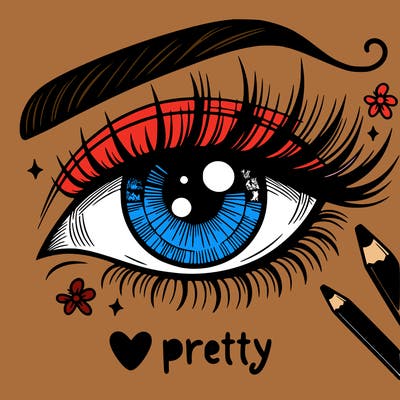pretty eye