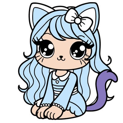 girl cat