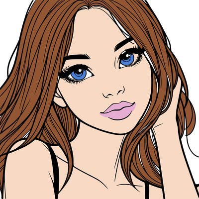 beautiful realistic girl