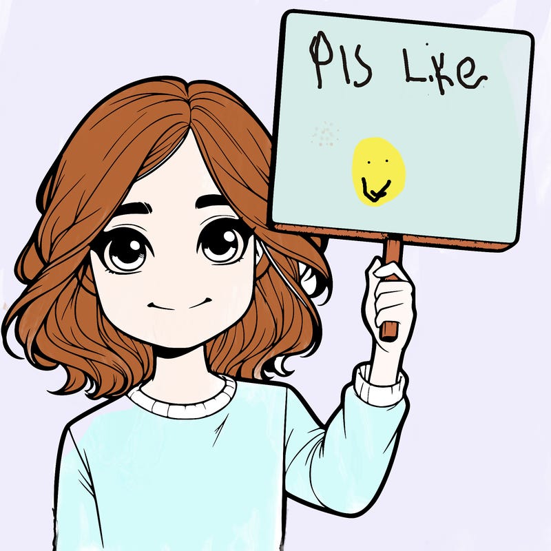 realistic girl holding up a sign