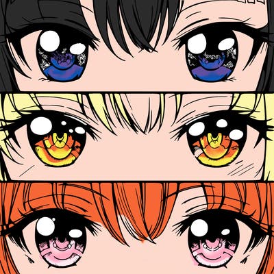 anime eyes