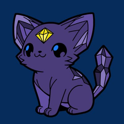 crystal kitten