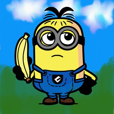 minion con banana