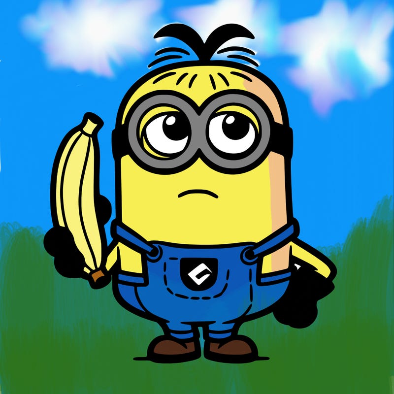 minion con banana
