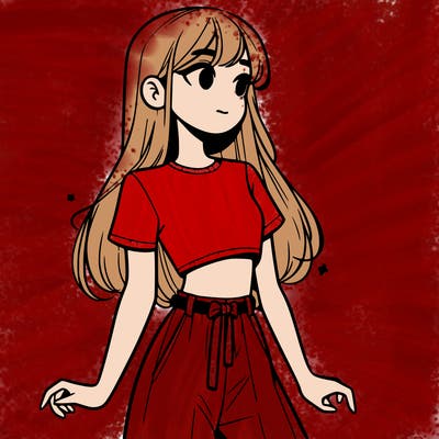 girl in a cute crop top