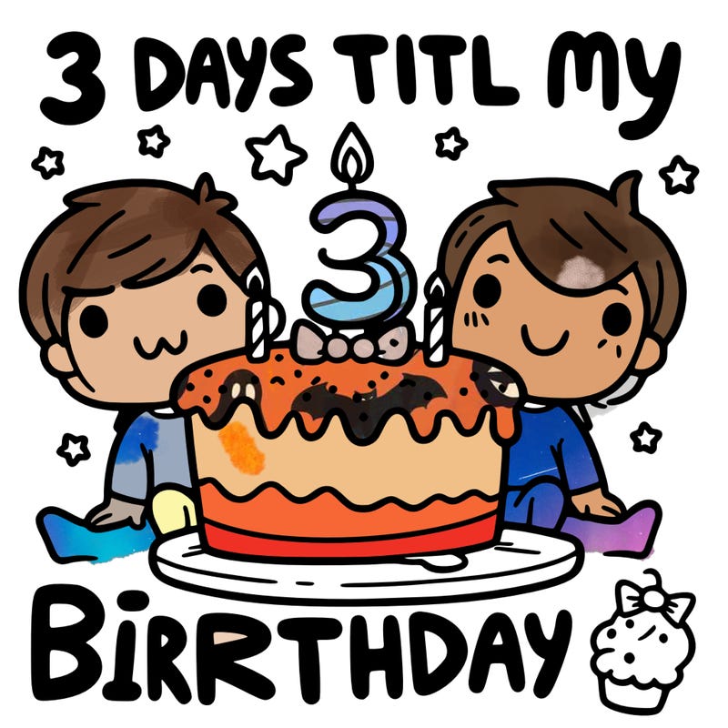 3 days till my birthday