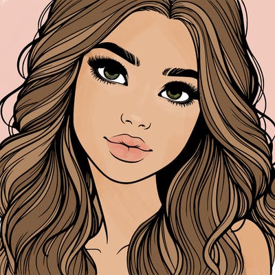 beautiful realistic girl