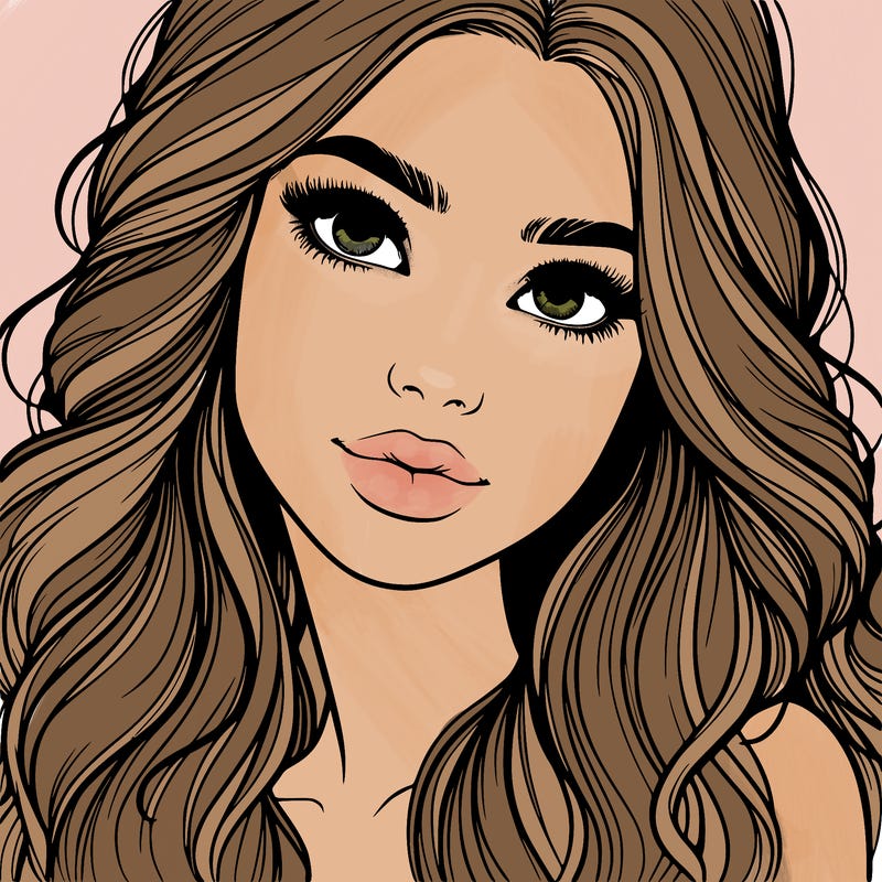 beautiful realistic girl