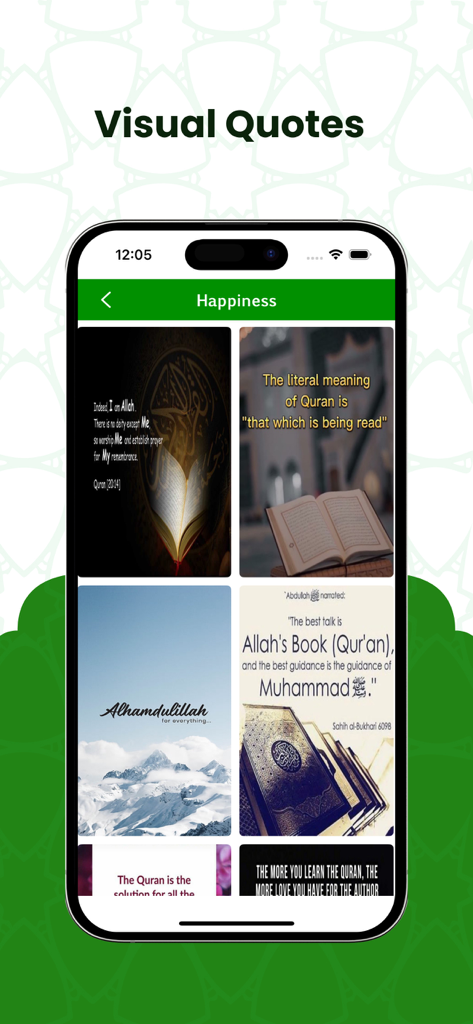Al Quran Bengali Translation - A gallery of Islamic visual quotes and Quranic verses featured in the Al Quran Bengali app.
