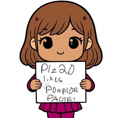 girl holding blank piece of paper