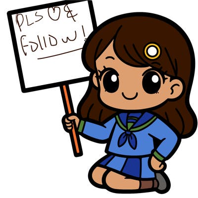 a girl holding up a sign