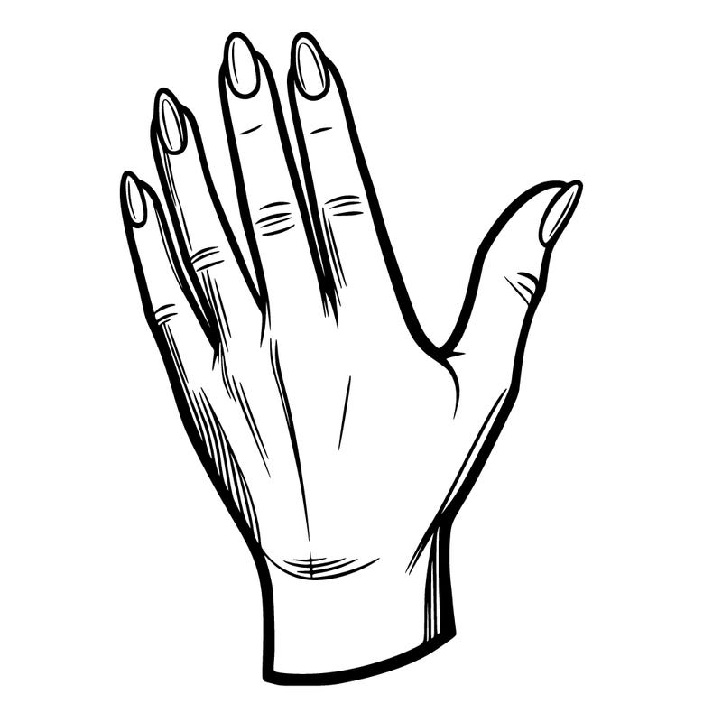 female hand