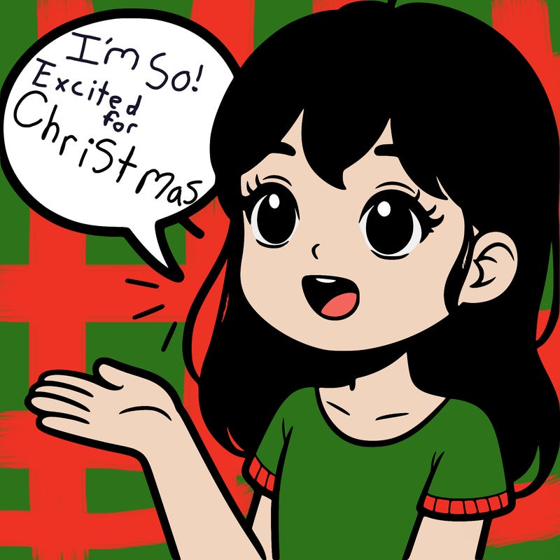 a girl saying something