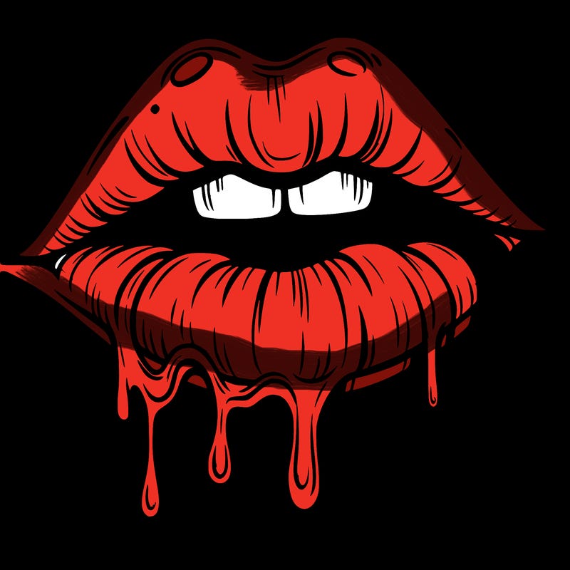 lips that look realistic and drip