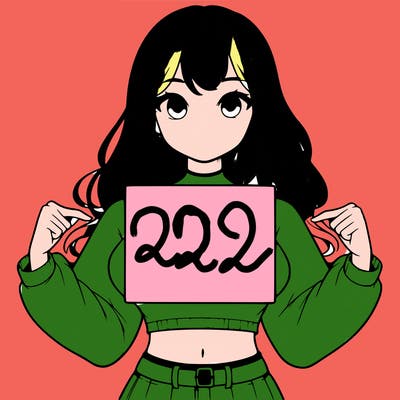 girl holding a blank sign in a long sleeve crop top