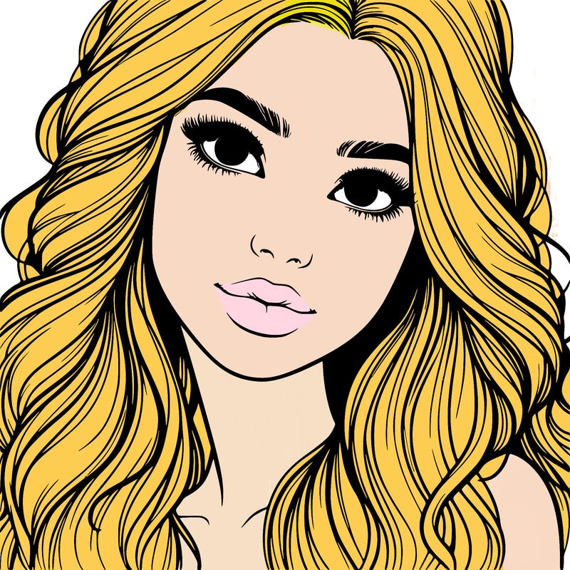 beautiful realistic girl