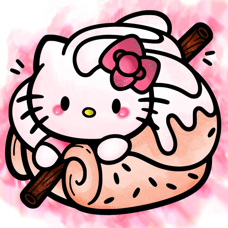 cinnamon roll hello kitty