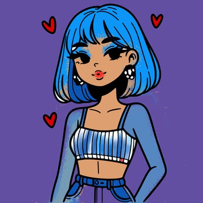 girl in crop top❤️