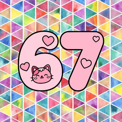 cute 67 no background