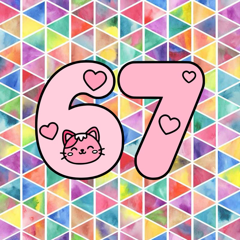 cute 67 no background