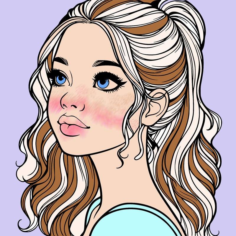 beautiful realistic girl