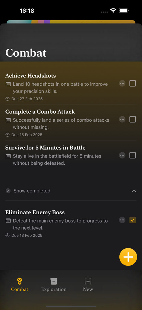 Pand-A Gamepad Pro Connect App - Interface of the Pand-A Gamepad Pro app showing combat tasks and skill management for mobile gamers