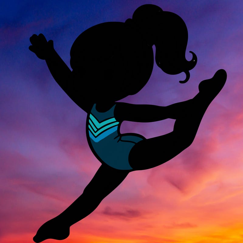 girl doing gymnastics