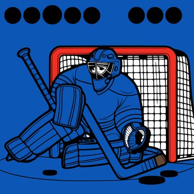 hocky goalie