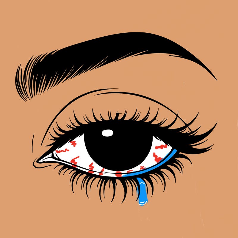 eye closed realistic