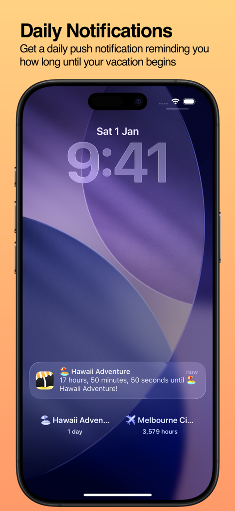 Vacation Countdown: VacaySoon - Travel App | MWM