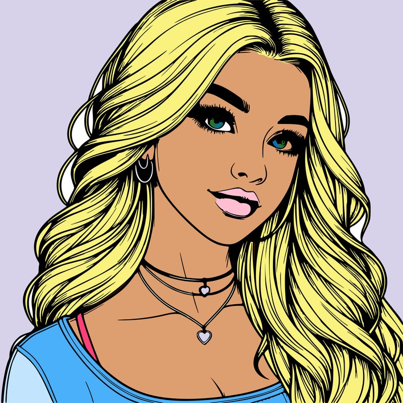 detailed realistic girl