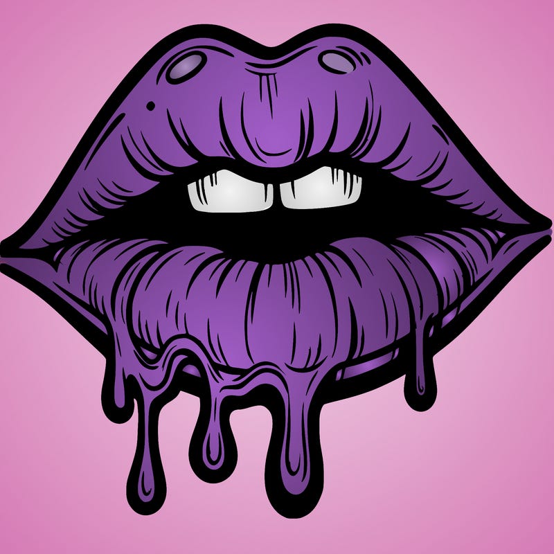 lips that look realistic and drip