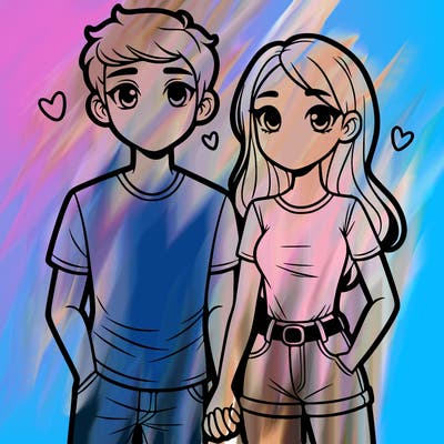 boyfriend and girlfriend