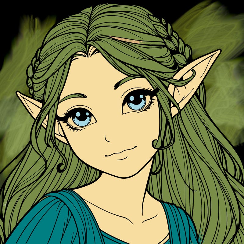 elf girl realistic
