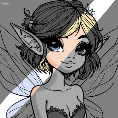 realistic fae girl