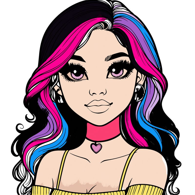 realistic pretty girl