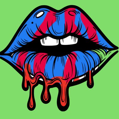 lips that look realistic and drip