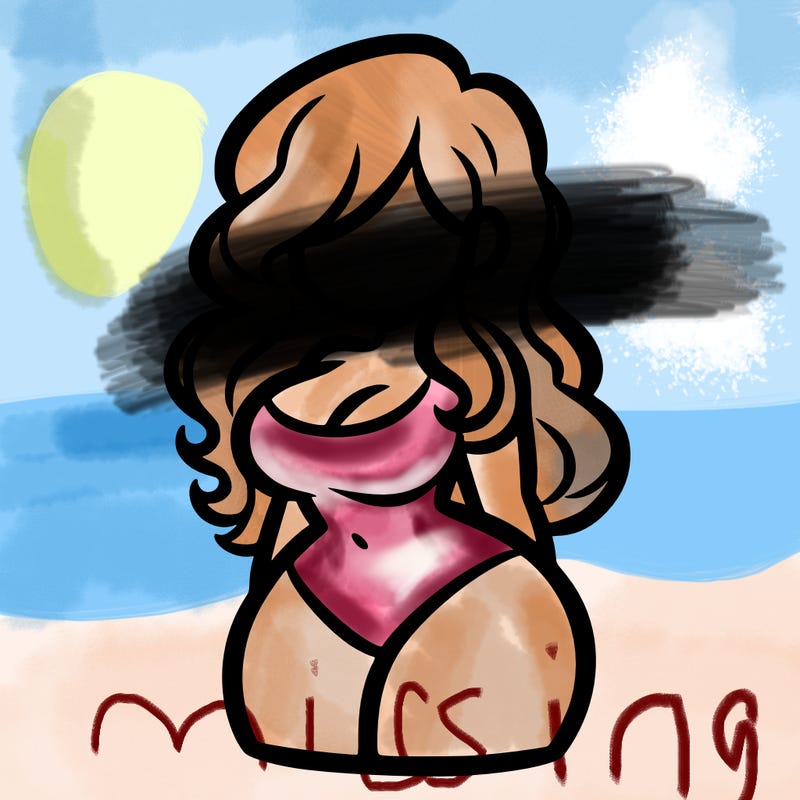 curvy woman with hair