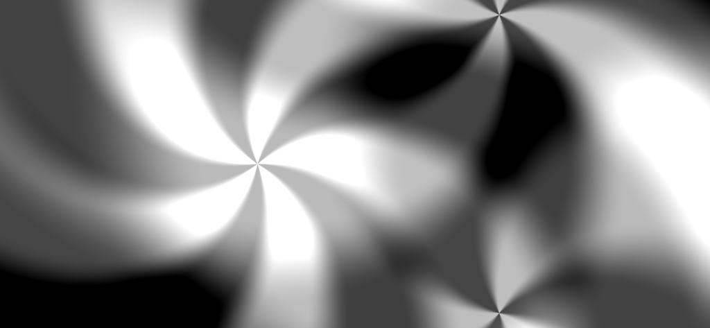 Poetica - Art in Motion - Composición abstracta de arte en movimiento fluido en blanco y negro