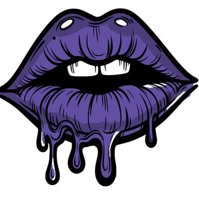 lips that look realistic and drip