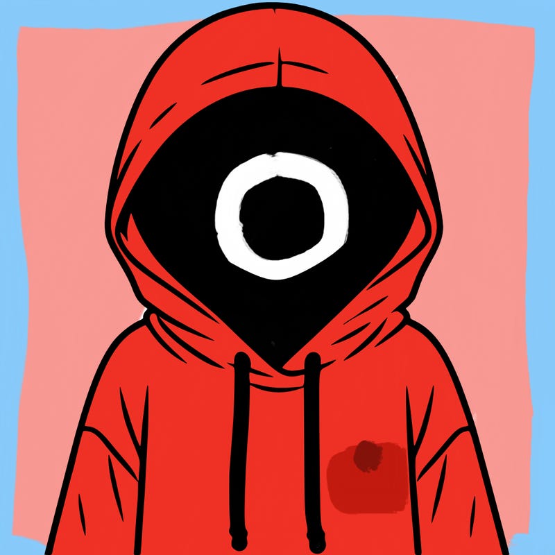 faceless girl in hoodie