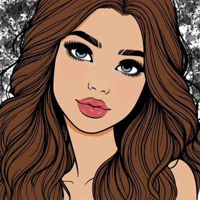 beautiful realistic girl