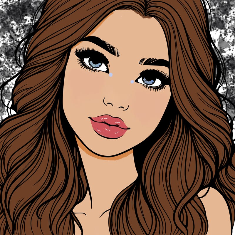 beautiful realistic girl