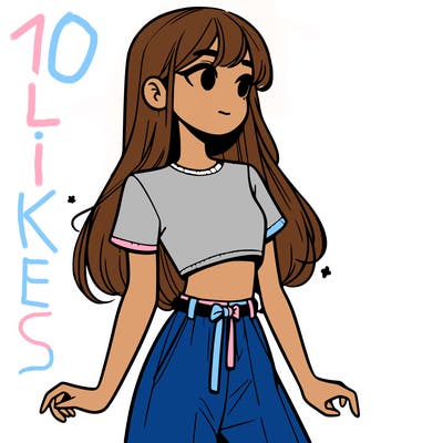 girl in a cute crop top