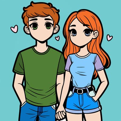 boyfriend and girlfriend