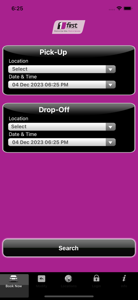 First Car Rental Booking App - Travel App | MWM