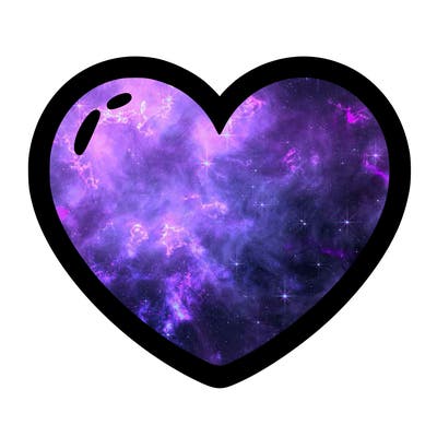 a blank heart