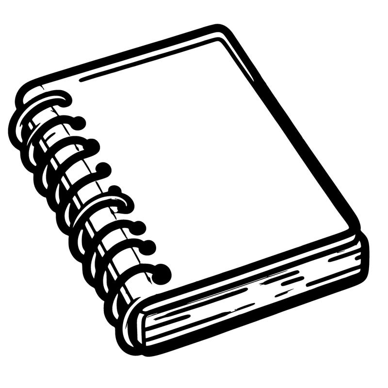 blank notebook