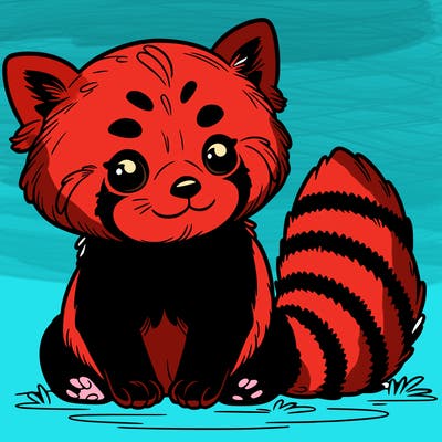 red panda