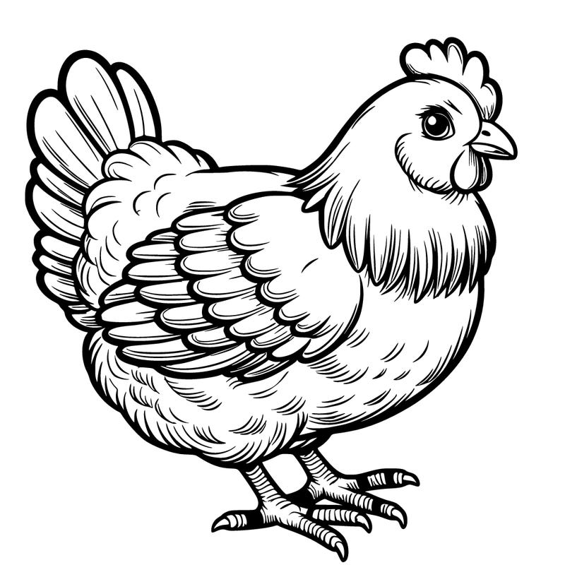 realistic chicken